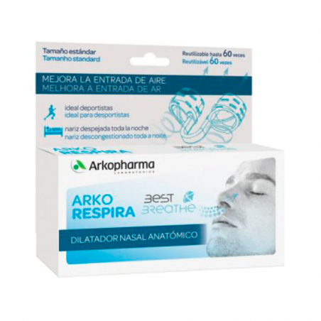 Arkorespira Breathe Dilatador Nasal Reutilizable x60
