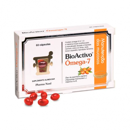 BioActivo Omega-7 Mantenimiento de Mucosas 60cápsulas