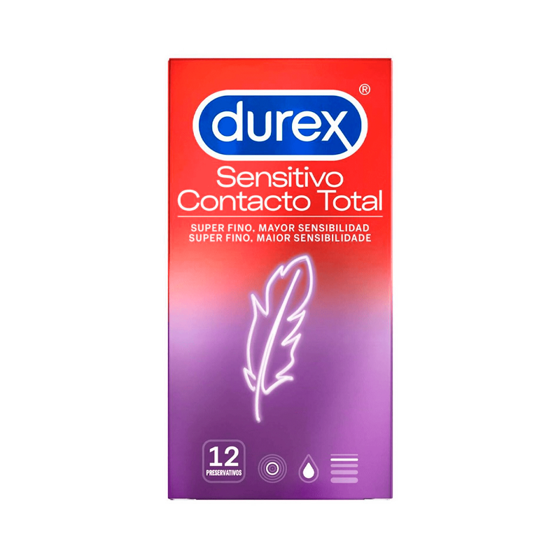 Durex Sensitivo Contacto Total Preservativos 12unidades