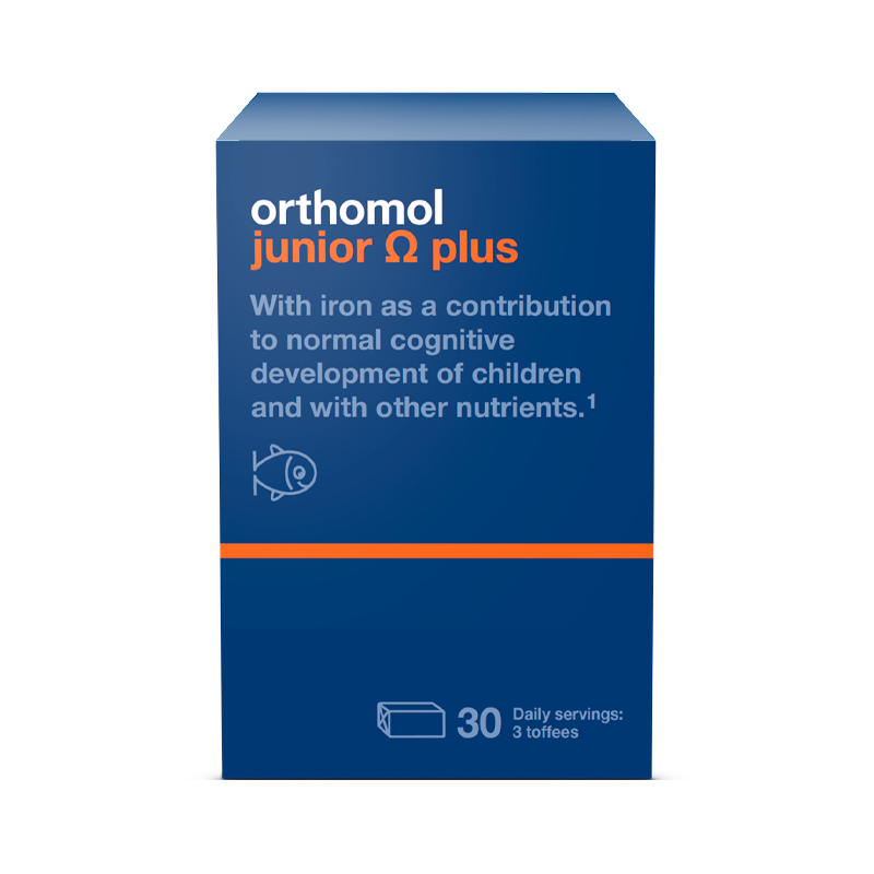 Orthomol Junior Plus 30 Caramel Candies