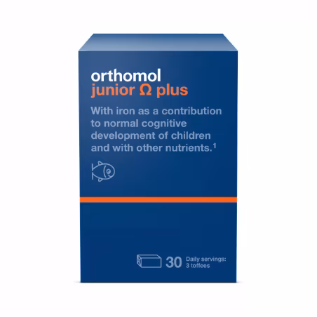Orthomol Junior Plus 30 Rebuçados Caramelo