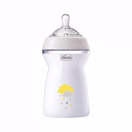 Chicco NaturalFeeling Biberón Flujo Rápido +6m 330ml Neutro
