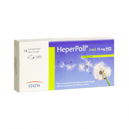 Heperpoll Manzana 10 mg 14 comprimidos