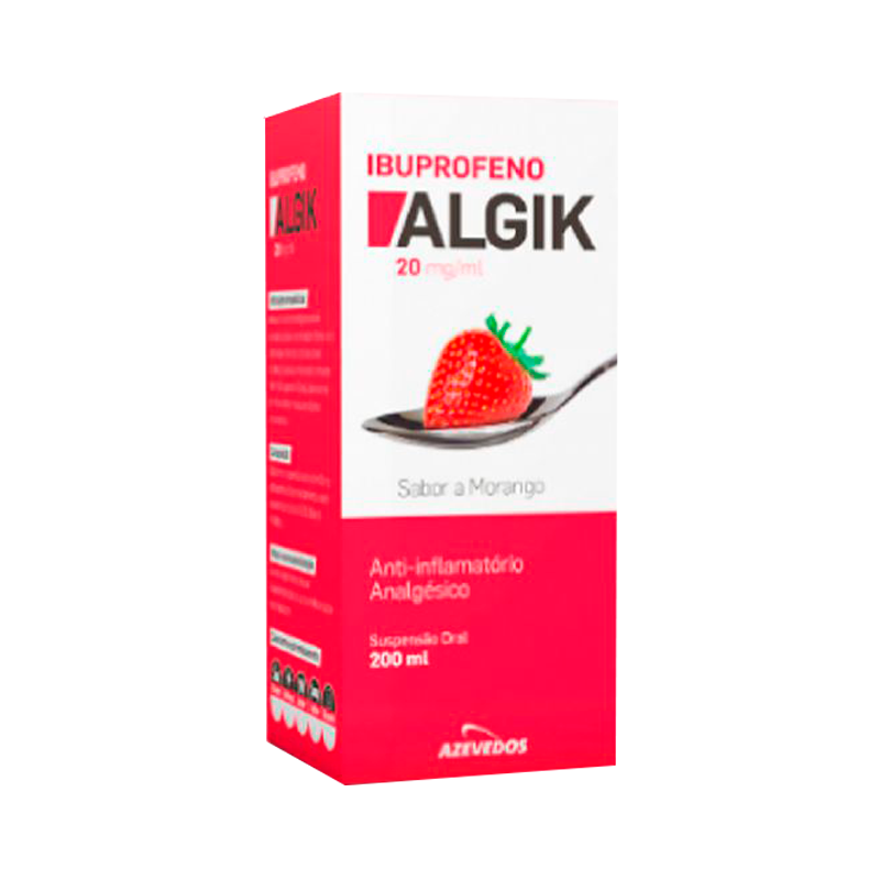 Algik Ibuprofène 20mg/ml Suspension Buvable 200ml