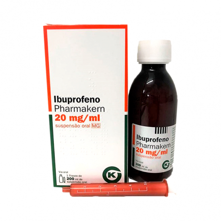 Ibuprofeno Pharmakern 20 mg/ml Suspensão Oral 200ml
