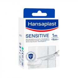 Hansaplast Sensitive Apósito Piel Sensible Band 1ud 1mx6cm