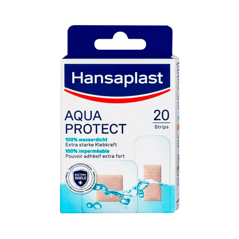 Hansaplast Aqua Protect Apósitos Antibacterianos 20 uds