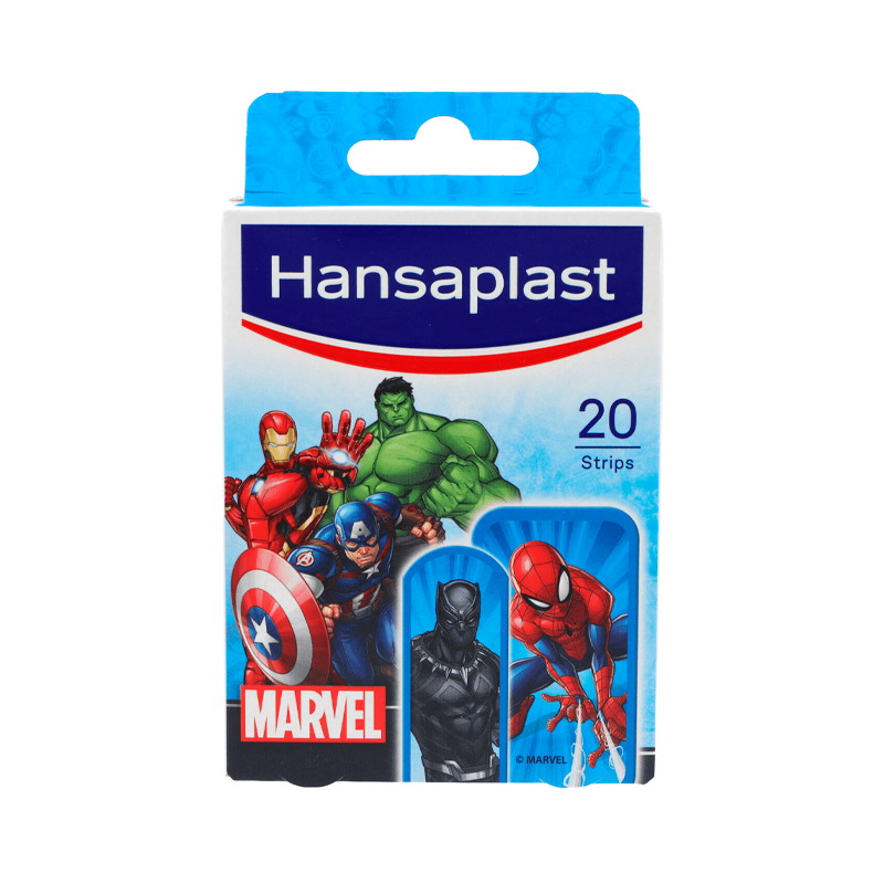 Hansaplast Marvel Kids Pensos Rápidos 2 Tamanhos 20unidades