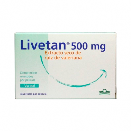Livetan 500 mg 20 comprimidos