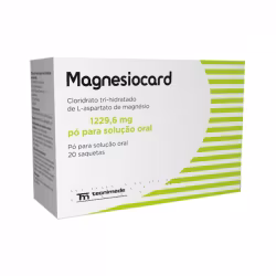 Magnesiocard 1229,6mg Polvo para Solución Oral 20 sobres
