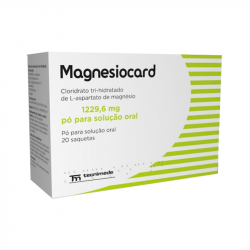 Magnesiocard 1229,6mg Poudre pour Solution Buvable 20 sachets
