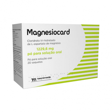 Magnesiocard 1229.6 mg Powder for Oral Solution 20 sachets