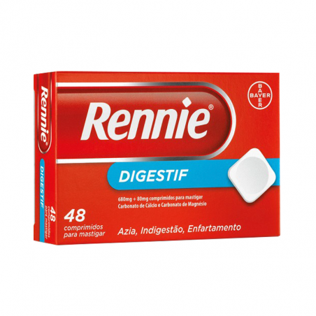Rennie Digestif 680mg+80mg 48 Comprimés
