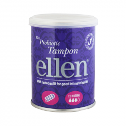 Ellen Tampões Menstruais com Probiótico Normal 12Unidades