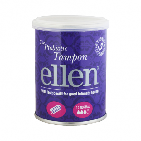 Tampones menstruales Ellen con probiótico normal 12 unidades