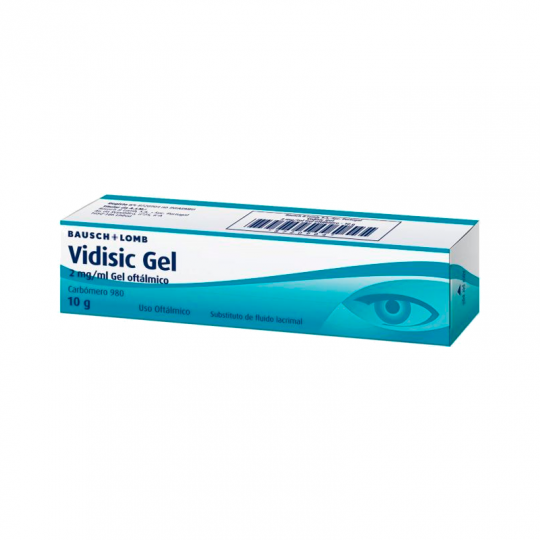 Vidisic Gel 2mg / ml Ophthalmic Gel 10g