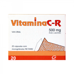 Vitamina C Retard 500mg 20 cápsulas