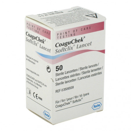Coaguchek® Lancetas SoftClix 50 unidades
