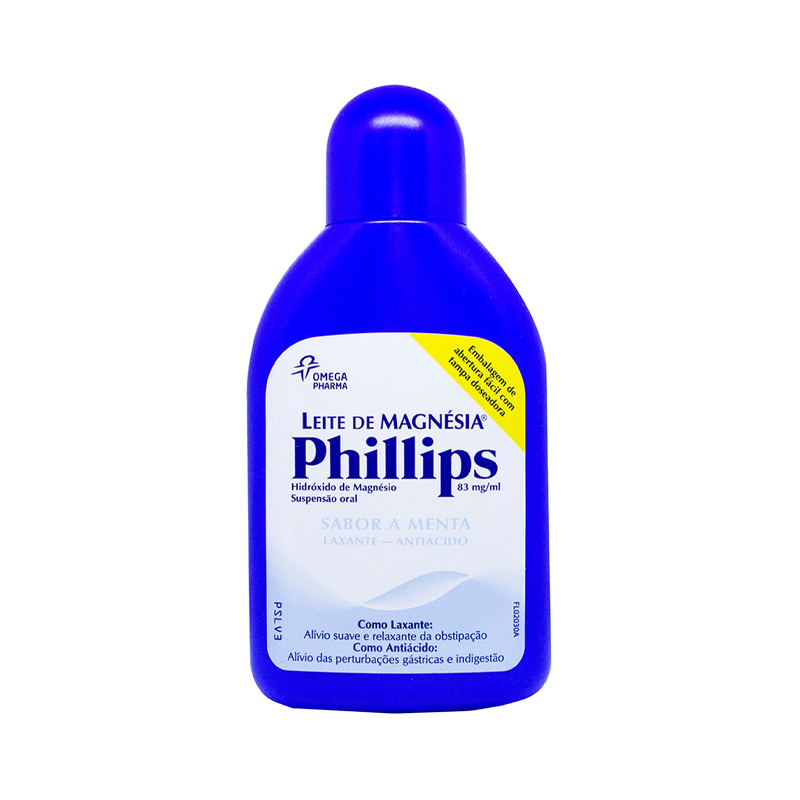 Leche de Magnesia Phillips 360ml – Compre en línea en su Farmacia