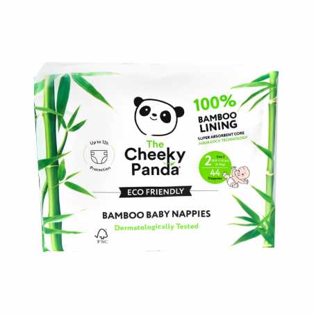 The Cheeky Panda Diaper T2 3-8kg 44pcs
