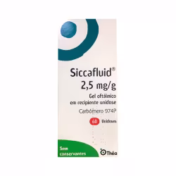 Siccafluid 2,5mg/g Gel Oftálmico 60 unidoses
