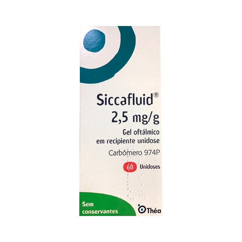 Siccafluid 2,5 mg / g Gel Oftálmico 60 unidosis