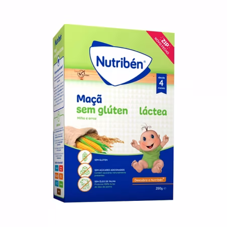Nutribén Papas Maça Láctea 250g