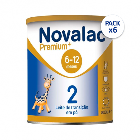 Novalac Premium+ 2 800g Pack 6unidades