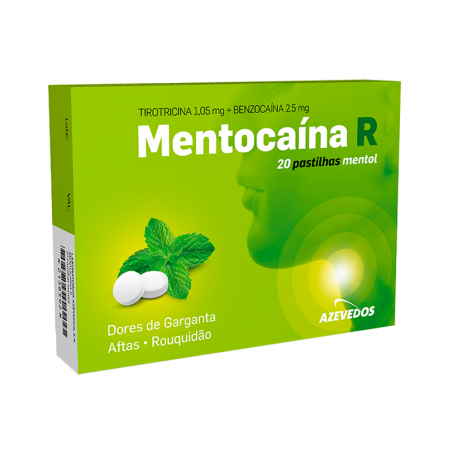 Mentocaína R 20 pastilhas