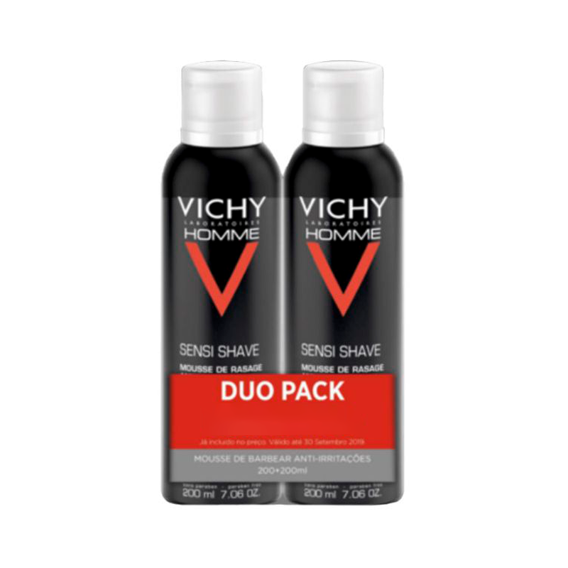 Vichy Homme Espuma de Afeitar Anti-Irritación 2x200ml
