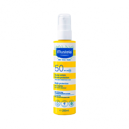 Mustela Spray Solaire Haute Protection SPF50 200ml