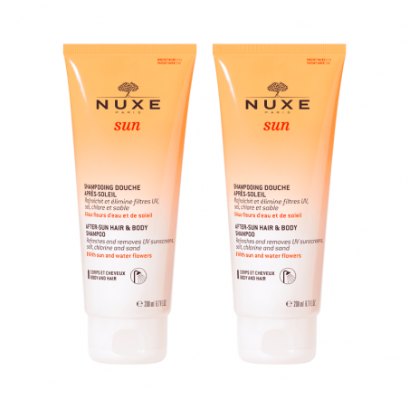 Nuxe Sun Shower Gel and Shampoo 2x200ml