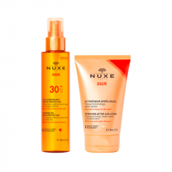 Nuxe Sun Huile Bronzante Haute Protection SPF30+ 150 ml + Lait Après Soleil 100ml