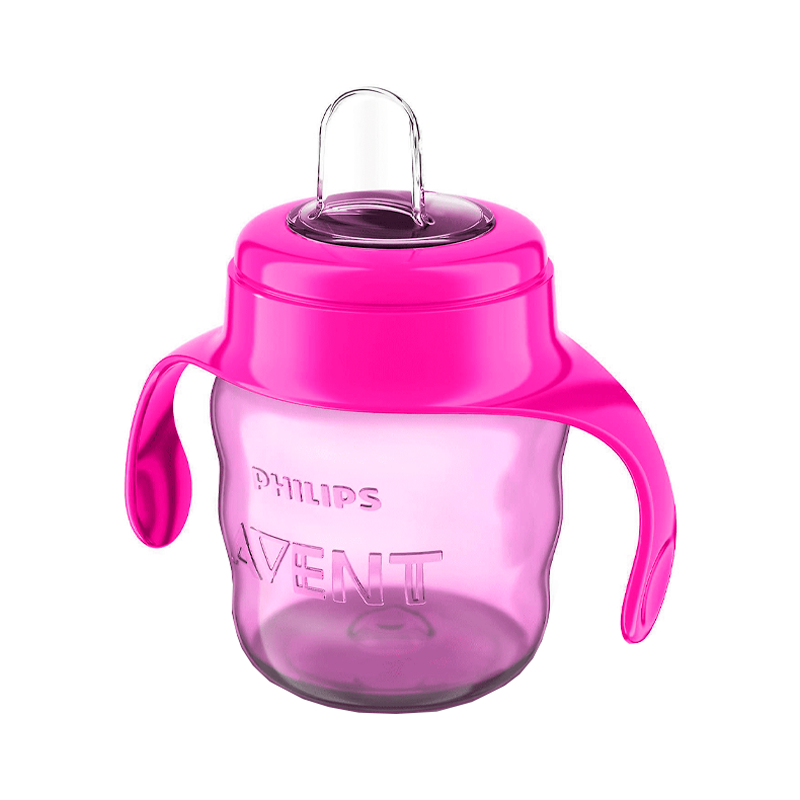 Philips Avent Vaso con pico rosa 6m+ 200ml