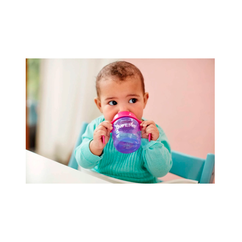 Philips Avent Vaso con pico rosa 6m+ 200ml