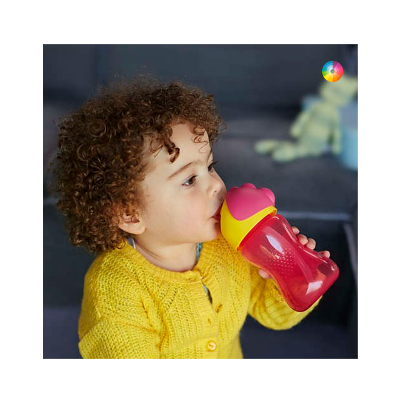 Philips Avent Vaso con Pajita Rosa 12m+ 300ml