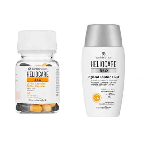 Heliocare 360º Pigment Solution 50ml + 360º D Plus 30 capsules