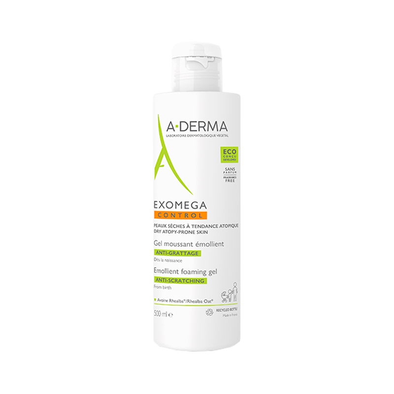 A-Derma Exomega Control Gel Emollient Foam 500ml