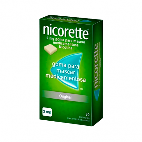 Nicorette 2mg 30 gomas medicamentosas para mascar