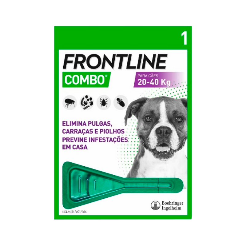 Frontline Combo Chiens 20-40kg 1 pipette