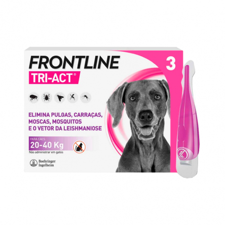 Frontline Tri-Act 20-40Kg 3 pipettes