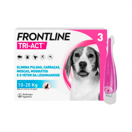 Frontline Tri-Act 10-20Kg 3 pipetas