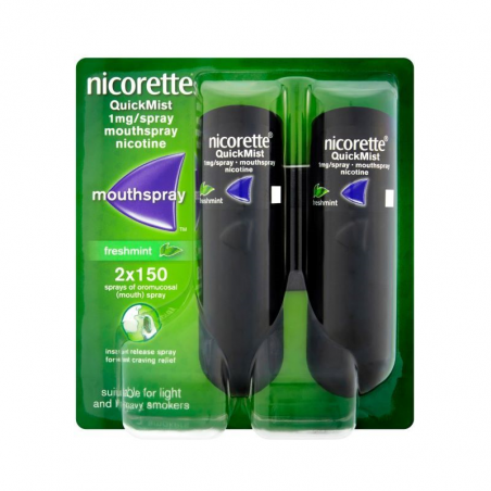 Nicorette BucoMist Menta 1mg/dose 2x150 doses