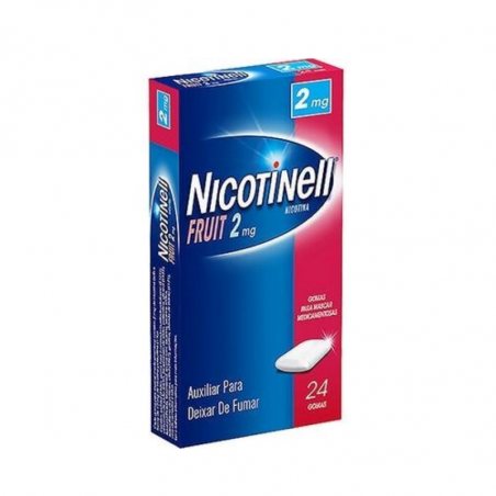 Nicotinell Fruit 2 mg 24 Gommes à Mâcher Médicamenteuses