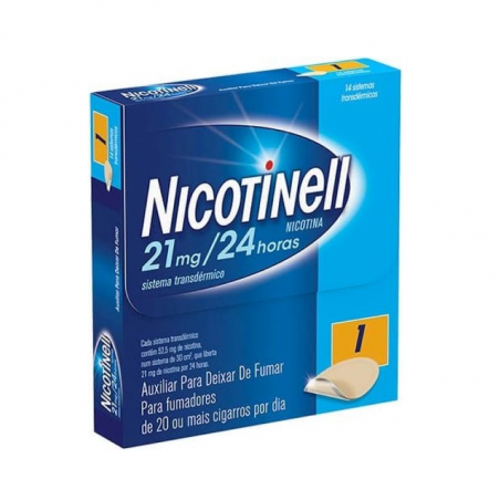 Nicotinell 21mg/24h 14 sistemas transdérmicos