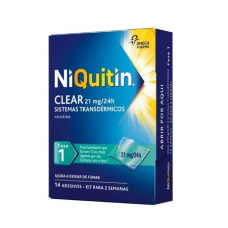 Niquitin Clear 21mg/24h 14 dispositifs transdermiques