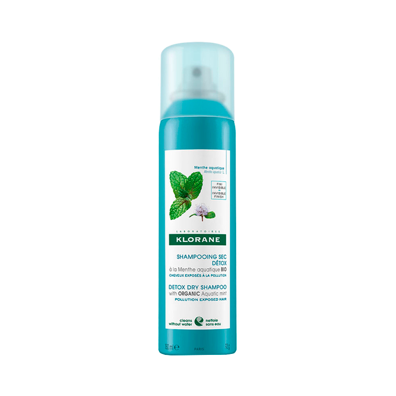 Champú Detox Seco Capilar Klorane con Menta Agua 150ml