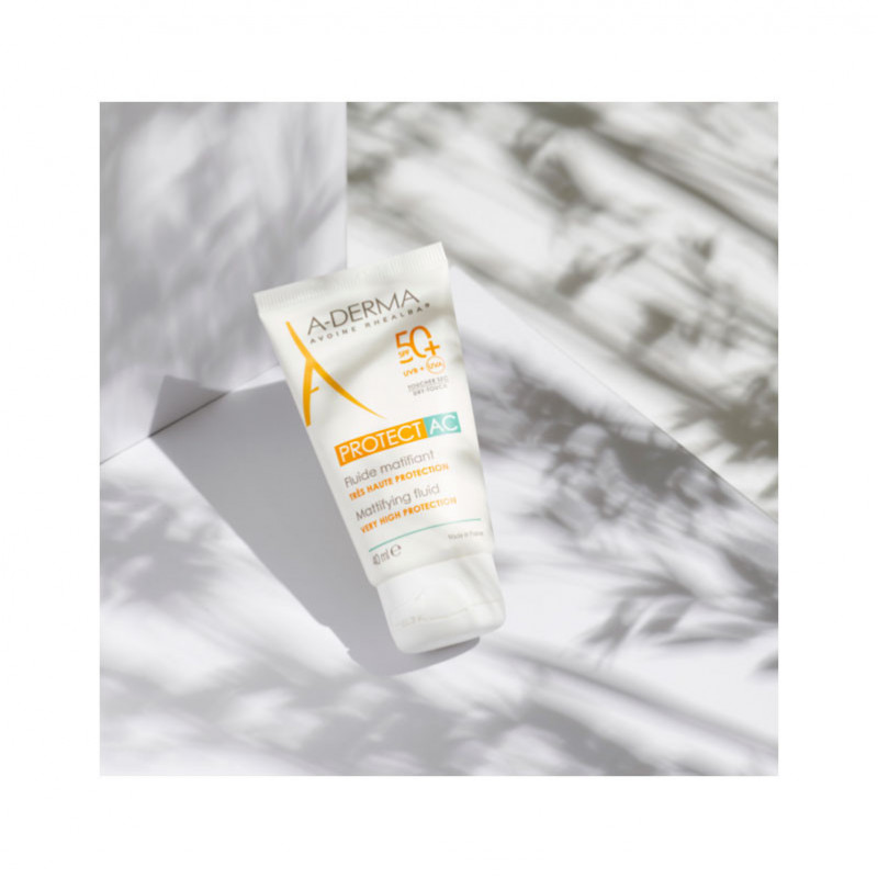 A-Derma Protect AC Sun Mattifying Fluid Face SPF50+ 40ml