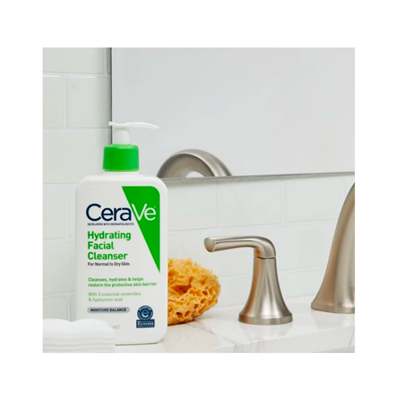 CeraVe Crème Nettoyante Hydratante Visage 1L