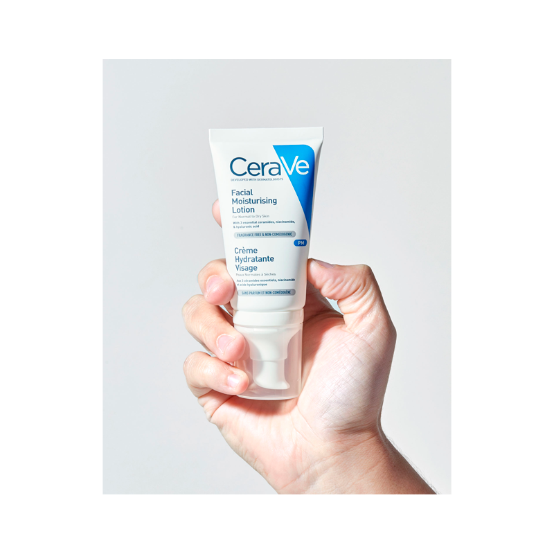 CeraVe Crème Hydratante Visage Peaux Normales à Sèches 52ml